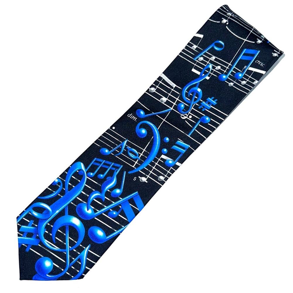 Vintage Ralph Marlin 1994 ‘Musical Notes’ Band Director Musician Tie